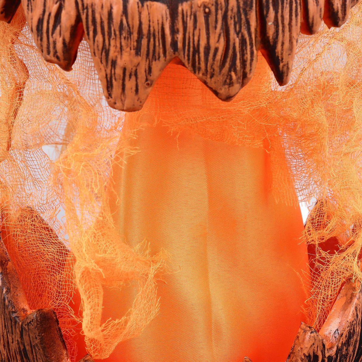 20cm Voice Activated Pumpkin Lifting Lighting Pumpkin Decoration for Indoor Lawn Table Halloween Haunted House