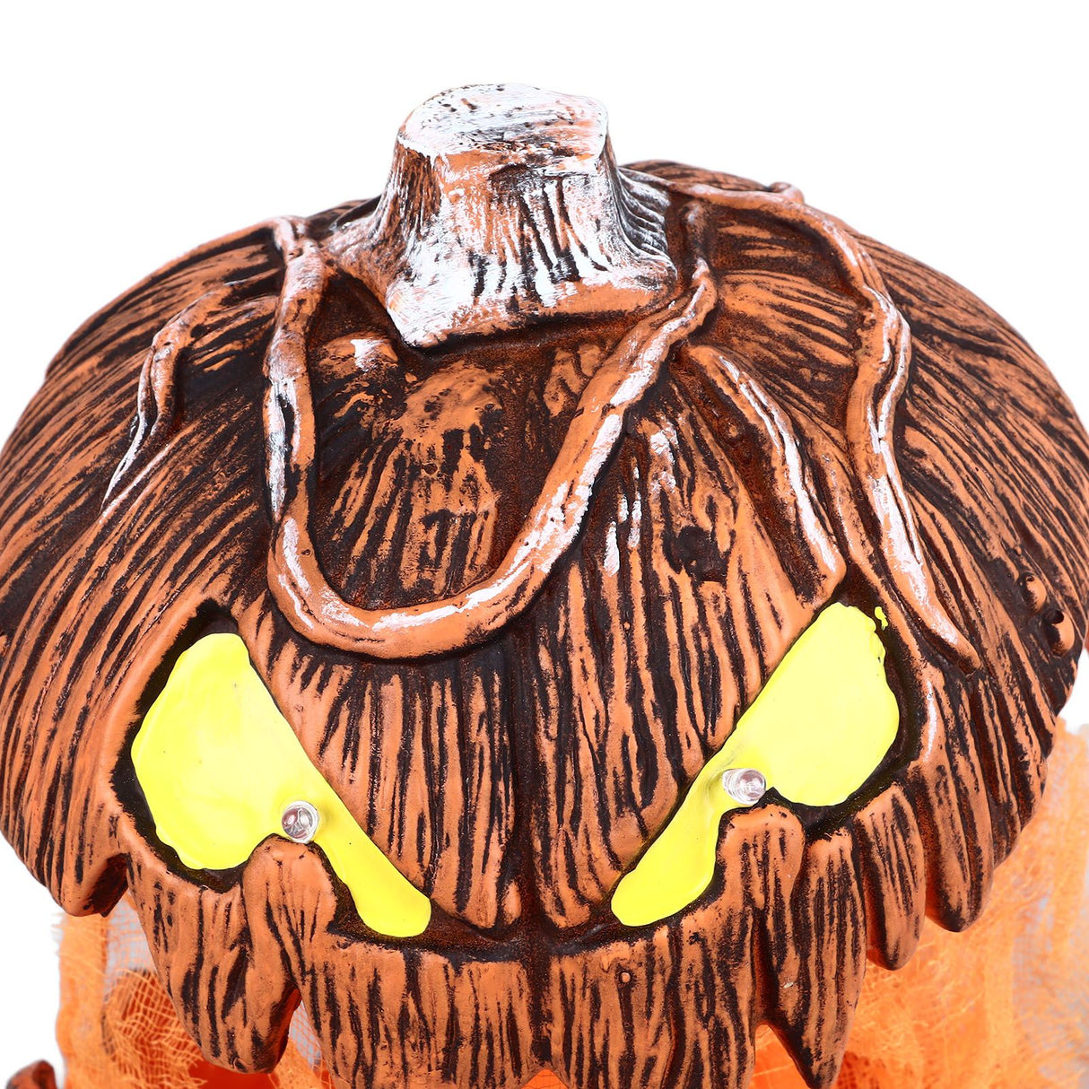 20cm Voice Activated Pumpkin Lifting Lighting Pumpkin Decoration for Indoor Lawn Table Halloween Haunted House