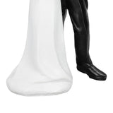 Skeleton Wedding Couple Statue Day of The Dead Dancing Skeleton Couple Halloween Romantic Wedding Bride Groom Figurine Resin