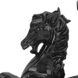 22cm Height Headless Horseman Statue with Pumpkin Horror Headless Horseman Halloween Decor Sculpture Handmade Resin All Black