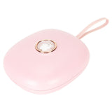 Vibrating Digital Alarm Clock Portable LED Electronic Digital Alarm Clock for Heavy Sleepers Students Children Rose Pink - Front View