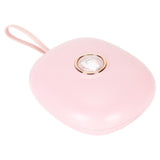 Vibrating Digital Alarm Clock Portable LED Electronic Digital Alarm Clock for Heavy Sleepers Students Children Rose Pink - Top-Down View