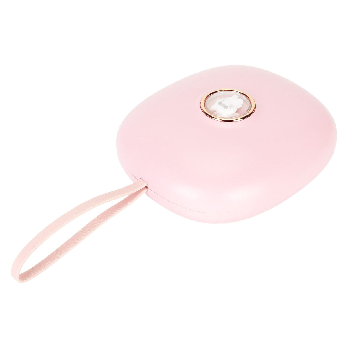 Vibrating Digital Alarm Clock Portable LED Electronic Digital Alarm Clock for Heavy Sleepers Students Children Rose Pink