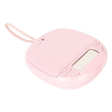 Vibrating Digital Alarm Clock Portable LED Electronic Digital Alarm Clock for Heavy Sleepers Students Children Rose Pink - Extra Image