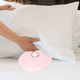 Vibrating Digital Alarm Clock Portable LED Electronic Digital Alarm Clock for Heavy Sleepers Students Children Rose Pink