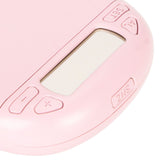 Vibrating Digital Alarm Clock Portable LED Electronic Digital Alarm Clock for Heavy Sleepers Students Children Rose Pink - Extra Image