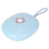 Vibrating Digital Alarm Clock Portable LED Electronic Digital Alarm Clock for Heavy Sleepers Students Children Sky Blue