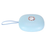 Vibrating Digital Alarm Clock Portable LED Electronic Digital Alarm Clock for Heavy Sleepers Students Children Sky Blue