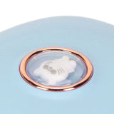 Vibrating Digital Alarm Clock Portable LED Electronic Digital Alarm Clock for Heavy Sleepers Students Children Sky Blue