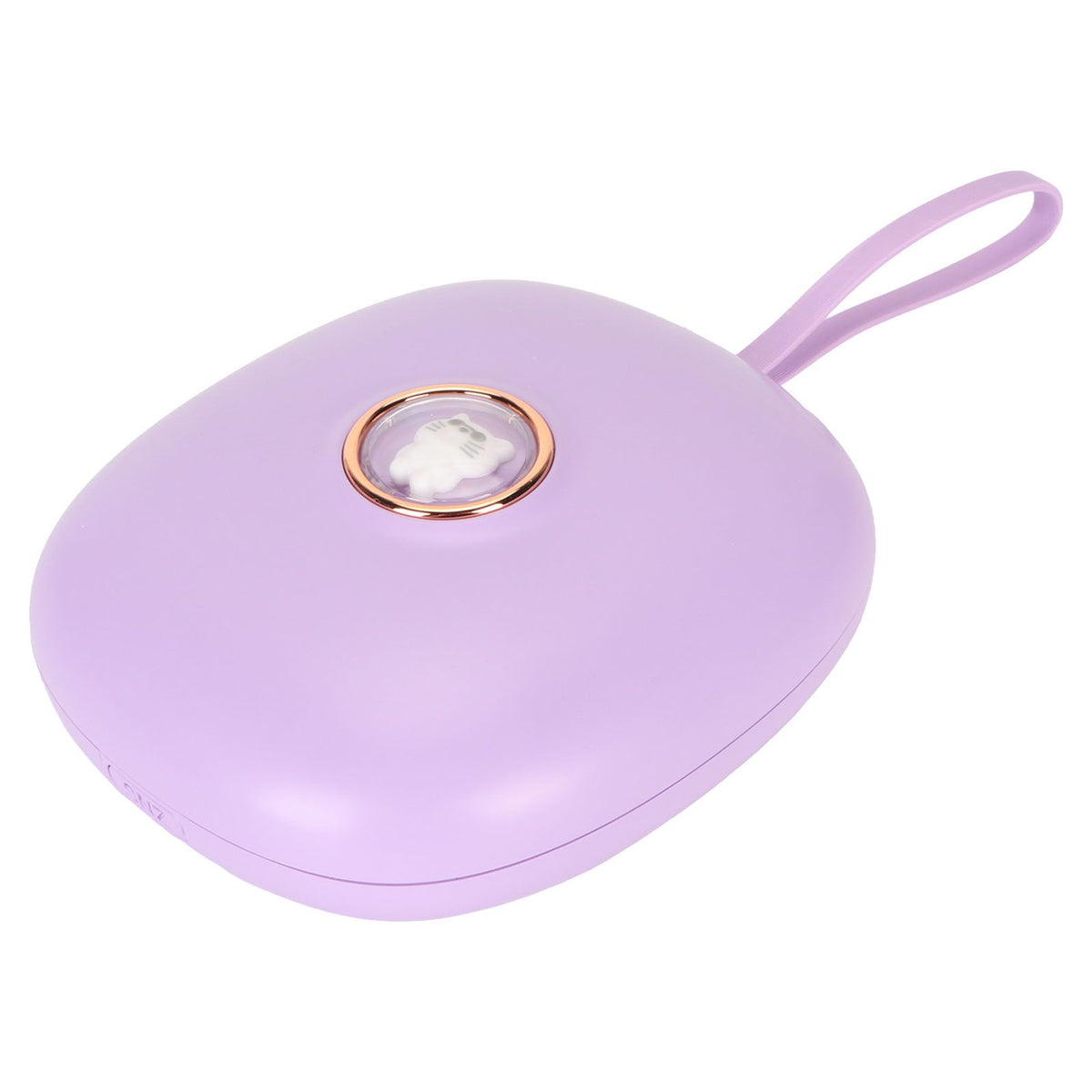 Vibrating Digital Alarm Clock Portable LED Electronic Digital Alarm Clock for Heavy Sleepers Students Children Lilac Purple