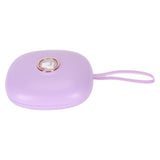 Vibrating Digital Alarm Clock Portable LED Electronic Digital Alarm Clock for Heavy Sleepers Students Children Lilac Purple