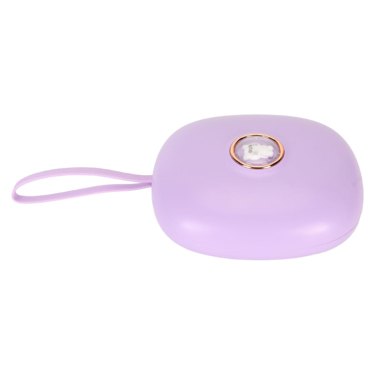 Vibrating Digital Alarm Clock Portable LED Electronic Digital Alarm Clock for Heavy Sleepers Students Children Lilac Purple