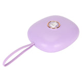 Vibrating Digital Alarm Clock Portable LED Electronic Digital Alarm Clock for Heavy Sleepers Students Children Lilac Purple