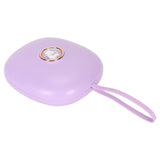 Vibrating Digital Alarm Clock Portable LED Electronic Digital Alarm Clock for Heavy Sleepers Students Children Lilac Purple