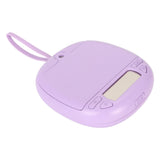 Vibrating Digital Alarm Clock Portable LED Electronic Digital Alarm Clock for Heavy Sleepers Students Children Lilac Purple