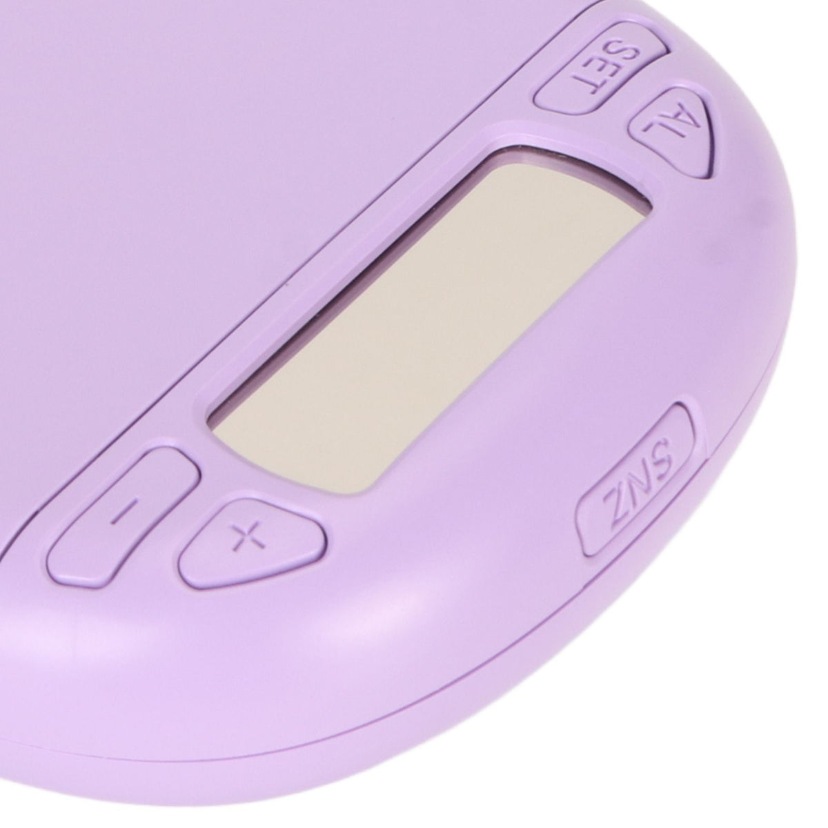 Vibrating Digital Alarm Clock Portable LED Electronic Digital Alarm Clock for Heavy Sleepers Students Children Lilac Purple