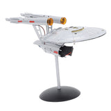 Spaceship Model with Lights 1:1000 Life Like High Durability Spaceship Toy for Display Collection - 45-Degree Angle