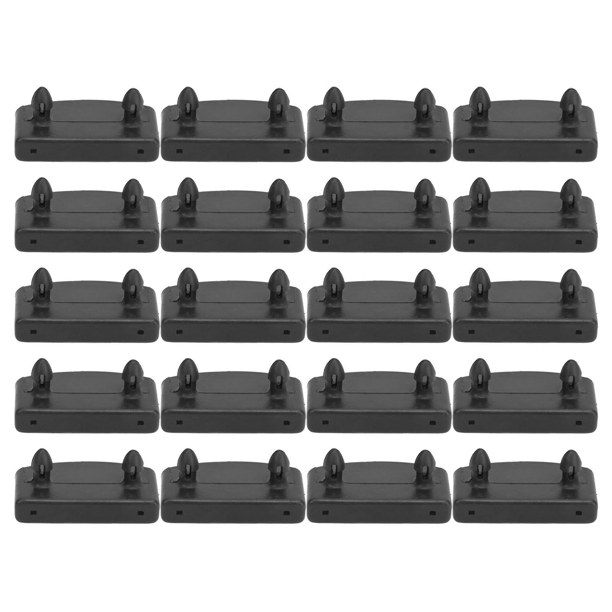 20PCS Bed Slat Cover Holders End Caps Plastic Easy Installation Stable Furniture Accessory for Holding Bed Base
