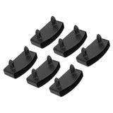20PCS Bed Slat Cover Holders End Caps Plastic Easy Installation Stable Furniture Accessory for Holding Bed Base - Top-Down View
