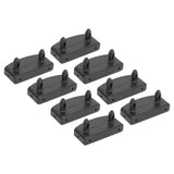 20PCS Bed Slat Cover Holders End Caps Plastic Easy Installation Stable Furniture Accessory for Holding Bed Base - Extra Image
