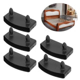 20PCS Bed Slat Cover Holders End Caps Plastic Easy Installation Stable Furniture Accessory for Holding Bed Base - Extra Image