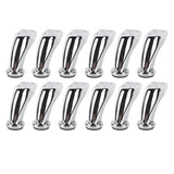 12PCS Furniture Legs Iron Electroplating Modern Style Metal Sofa Leg Replacement for Table Chair Couch Cabinet