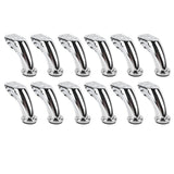 12PCS Furniture Legs Iron Electroplating Modern Style Metal Sofa Leg Replacement for Table Chair Couch Cabinet - Side View