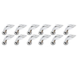 12PCS Furniture Legs Iron Electroplating Modern Style Metal Sofa Leg Replacement for Table Chair Couch Cabinet