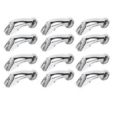 12PCS Furniture Legs Iron Electroplating Modern Style Metal Sofa Leg Replacement for Table Chair Couch Cabinet - Low Angle