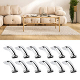 12PCS Furniture Legs Iron Electroplating Modern Style Metal Sofa Leg Replacement for Table Chair Couch Cabinet - Extra Image
