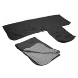 Sofa Protective Cover Waterproof Washable Wear Resistant 2 Seats Polyester Mat for Pets Gray