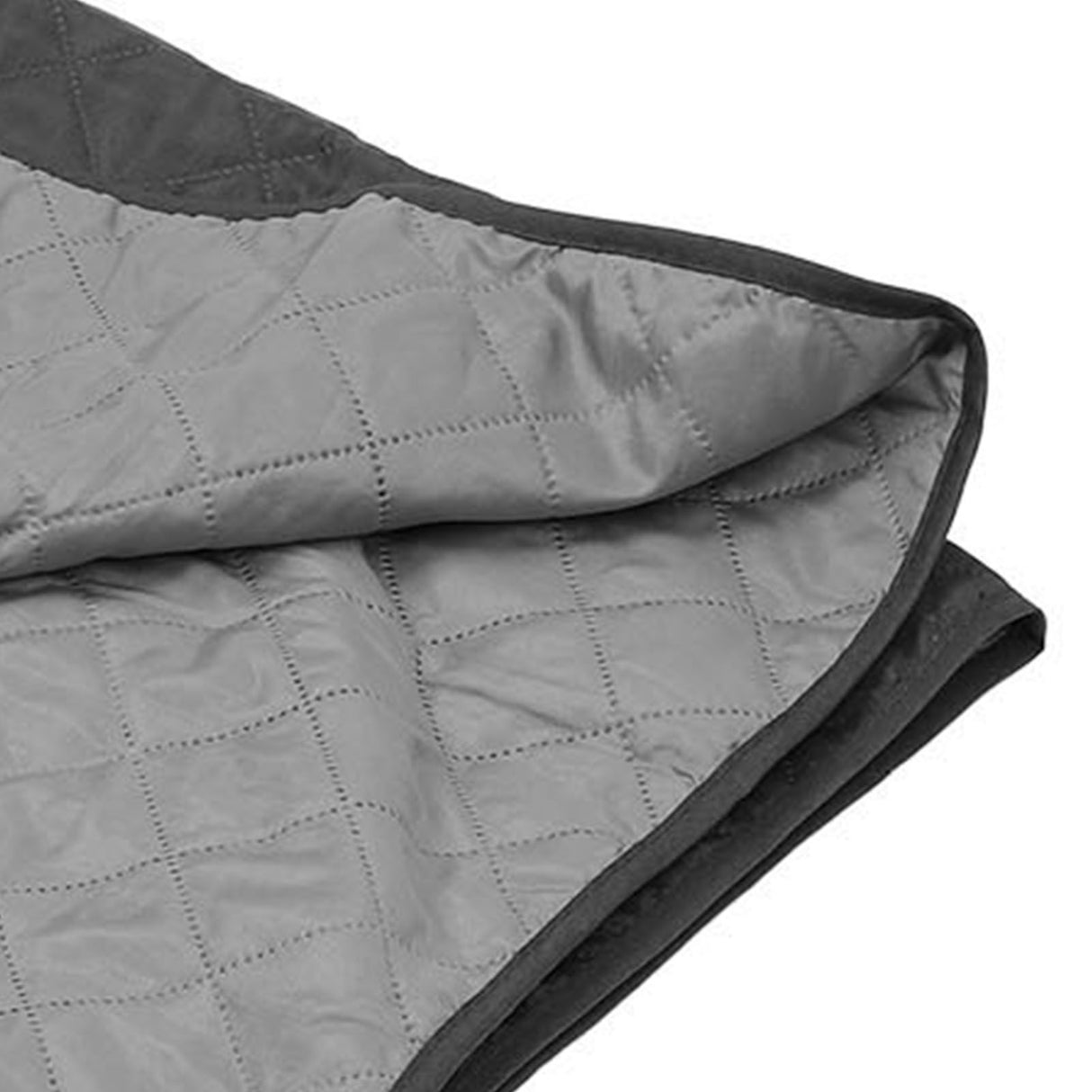Sofa Protective Cover Waterproof Washable Wear Resistant 2 Seats Polyester Mat for Pets Gray