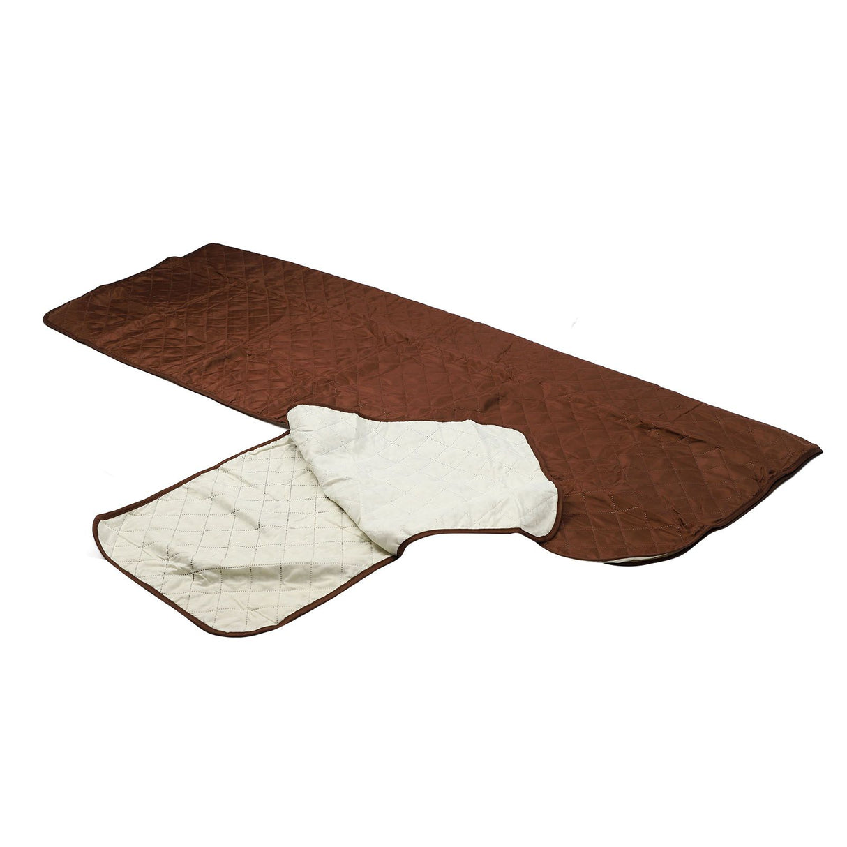 Sofa Protective Cover Waterproof Washable Wear Resistant 2 Seats Polyester Mat for Pets Brown