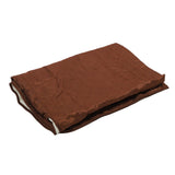 Sofa Protective Cover Waterproof Washable Wear Resistant 2 Seats Polyester Mat for Pets Brown
