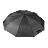 Automatic Folding Umbrella 10 Ribs Triple Folding Imitation Wood Handle Automatic Open Close Umbrella for Outdoor Gift - Low Angle