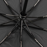 Automatic Folding Umbrella 10 Ribs Triple Folding Imitation Wood Handle Automatic Open Close Umbrella for Outdoor Gift