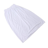 Women Bath Towel Wrap Cotton Boob Tube Top Bath Towel Skirt Dree for Travel Beach White - Rear View
