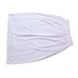 Women Bath Towel Wrap Cotton Boob Tube Top Bath Towel Skirt Dree for Travel Beach White