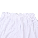 Women Bath Towel Wrap Cotton Boob Tube Top Bath Towel Skirt Dree for Travel Beach White