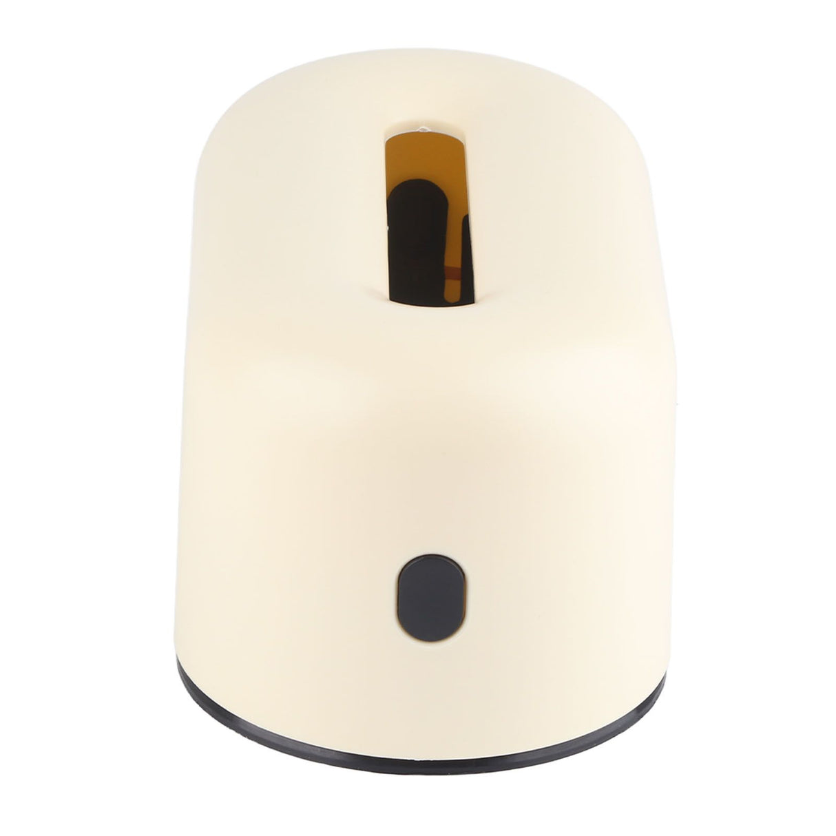 Tissue Box Holder Waterproof Simple Cream Yellow Wide Opening Plastic Tissue Paper Box for Office Bedroom Living Room