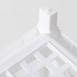 Desktop Storage Shelf Multifunctional Practical Durable Desktop Organizer for Bedroom White - Top-Down View