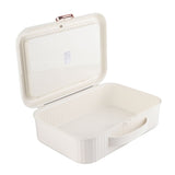 Multifunctional Document Storage Box Large Capacity Two Layer Liner Home Certificate Organizer White - Extra Image