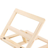 Wooden Book Stand Adjustable Book Holder Reading Stand Recipe Cookbook Holder for Kid Adult Home Wooden Clip