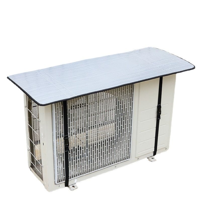 Air Conditioner Outdoor Unit Top Cover Dust Prevention Rainproof Windproof Outdoor AC Cover for 85x40cm/33.5x15.7in