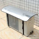 Air Conditioner Outdoor Unit Top Cover Dust Prevention Rainproof Windproof Outdoor AC Cover for 85x40cm/33.5x15.7in - Rear View