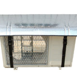 Air Conditioner Outdoor Unit Top Cover Dust Prevention Rainproof Windproof Outdoor AC Cover for 85x40cm/33.5x15.7in - Low Angle