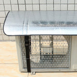 Air Conditioner Outdoor Unit Top Cover Dust Prevention Rainproof Windproof Outdoor AC Cover for 85x40cm/33.5x15.7in