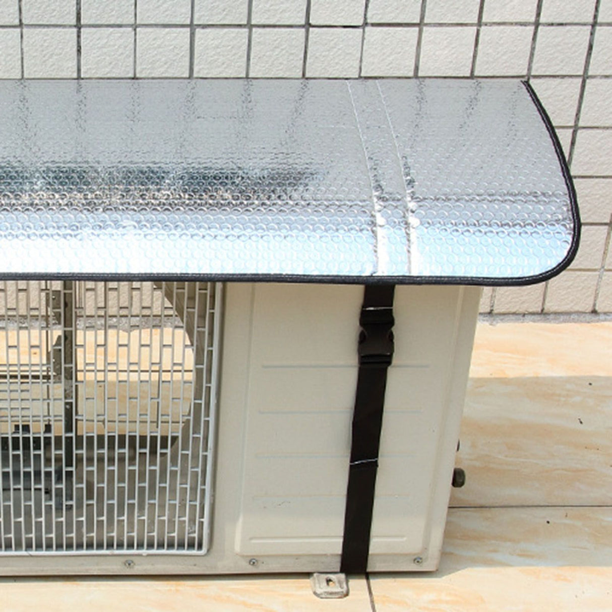 Air Conditioner Outdoor Unit Top Cover Dust Prevention Rainproof Windproof Outdoor AC Cover for 85x40cm/33.5x15.7in