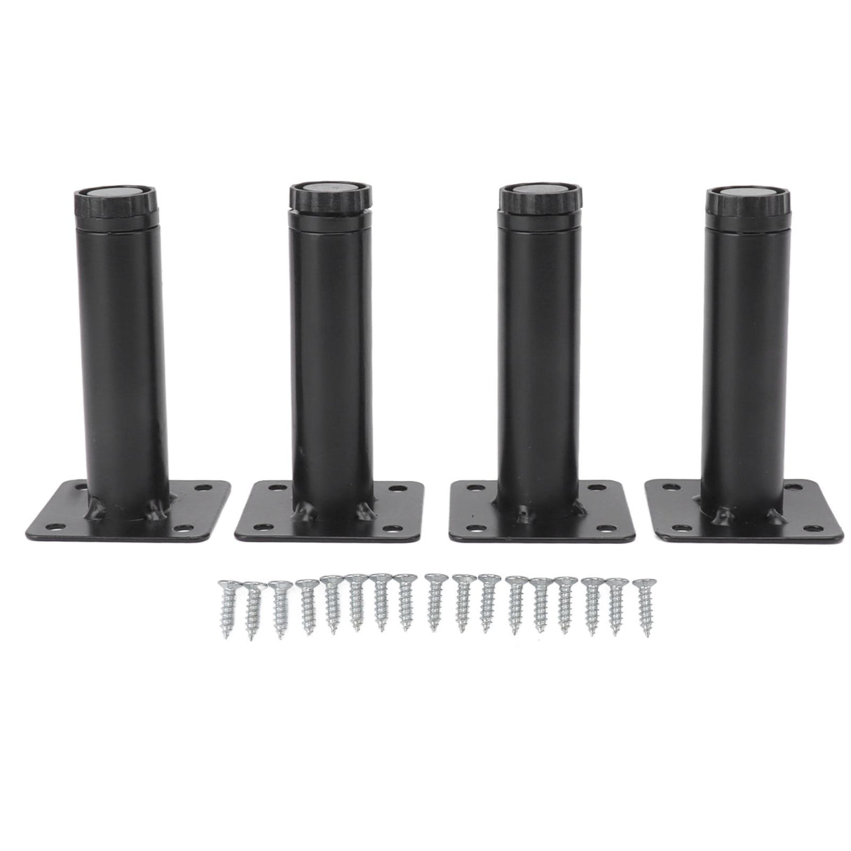 Furniture Legs Adjustable Iron Cabinet Legs Metal Round Sofa Support Foot Adjustable Feet for Kitchen Table