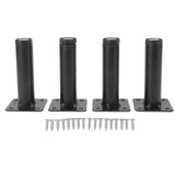 Furniture Legs Adjustable Iron Cabinet Legs Metal Round Sofa Support Foot Adjustable Feet for Kitchen Table